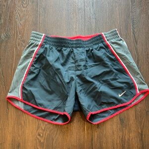 Nike Women's Running Shorts Black and Red